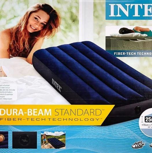 Single Air Bed Mattress for Camping in Lahore | Inflatable Air Mattress for Tent & Travel