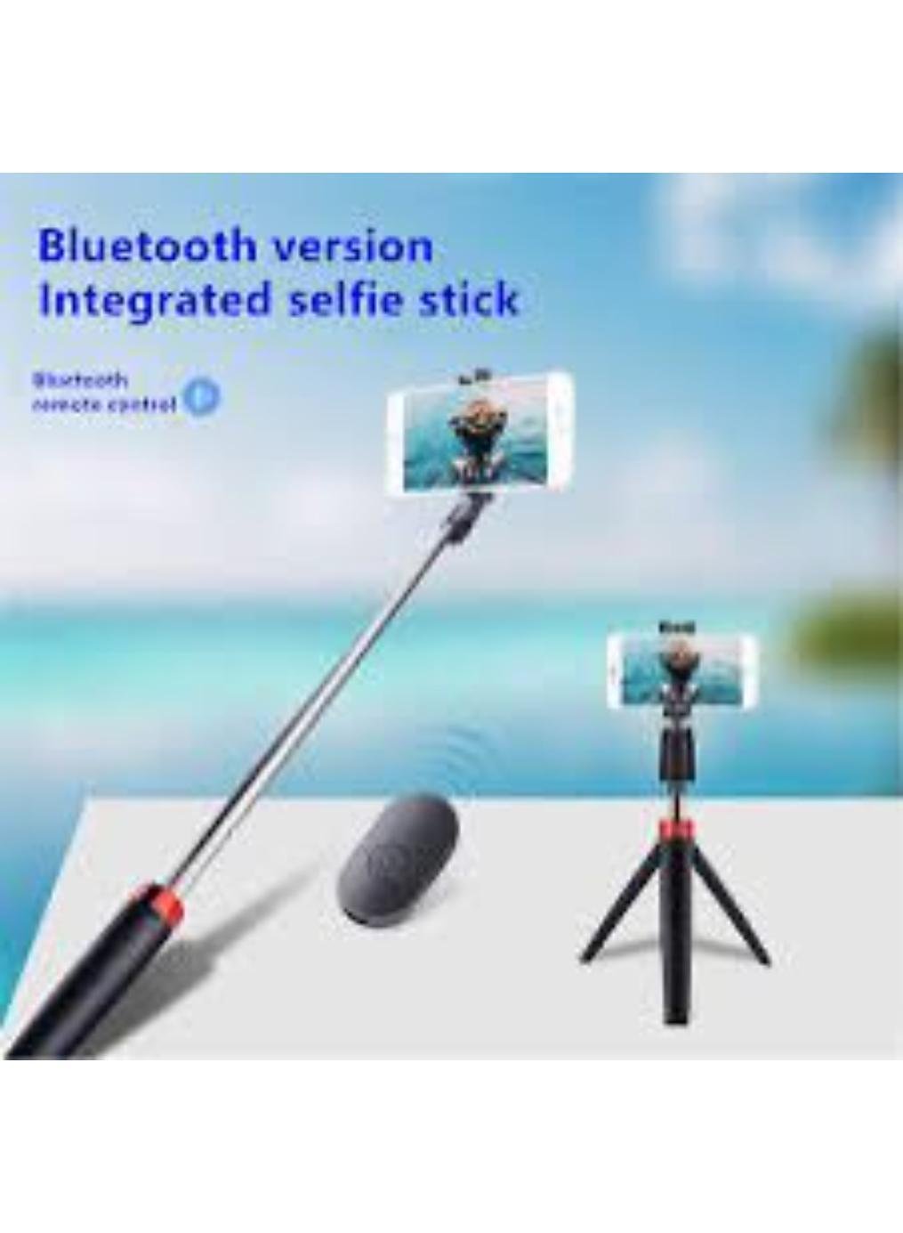 Black Selfie Stick with Tripod Stand