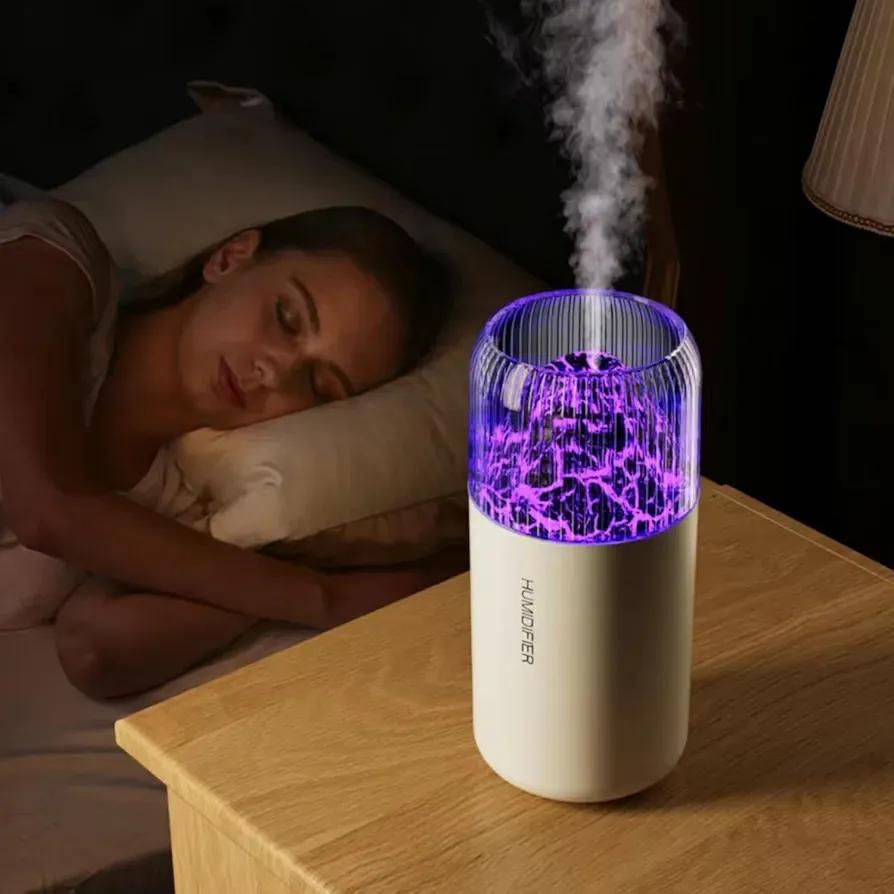 Rechargeable Air Humidifier White ABS