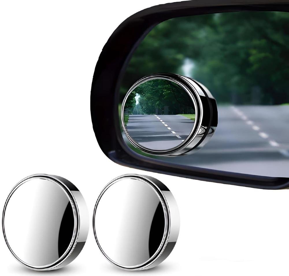 Car Convex Side Mirror Set 2pcs Glass Durable