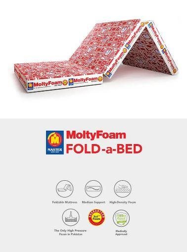 Master Molty Fold A Bed for Sale in Karachi | Portable Folding Mattress