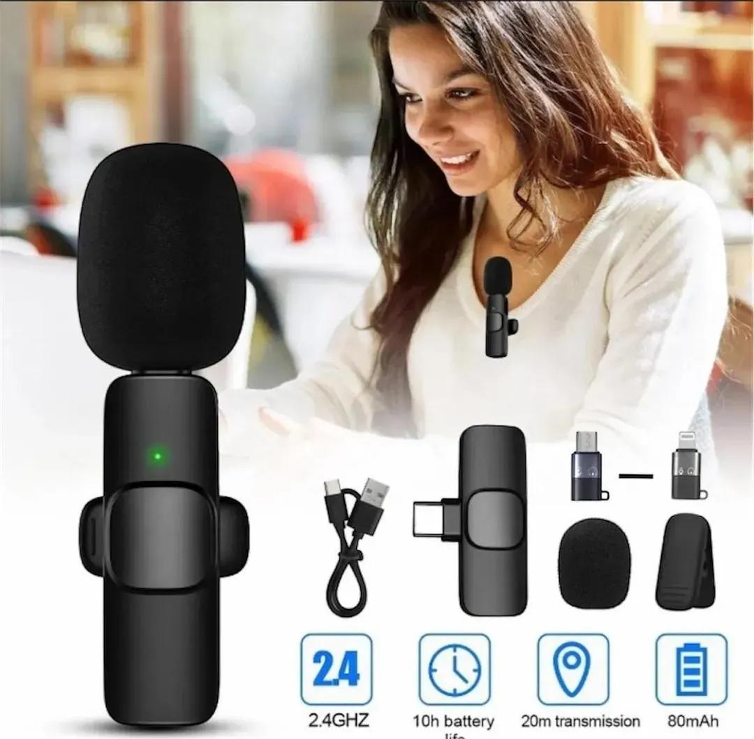Black Microphone ABS Plastic for Accessories