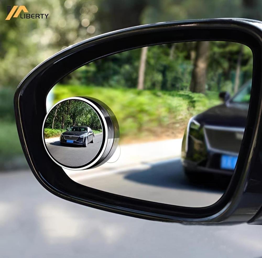 Car Convex Side Mirror Set 2pcs Glass Durable