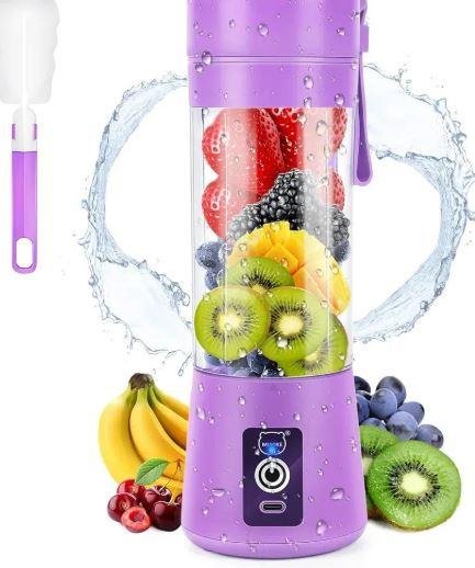 Portable Purple Electric Juicer Blender for Home, Office & Travel in Lahore