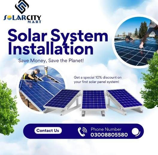 Complete Solar System Installation Services in Karachi – Affordable Solar Solutions