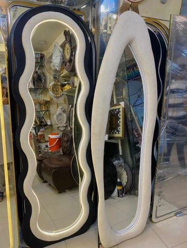 Modern Stand Mirror with LED Light Available in Rawalpindi