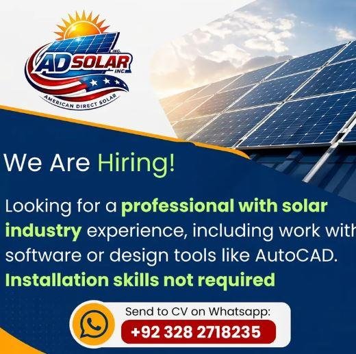 Solar Electrical Engineer Remote Job Work From Home Islamabad