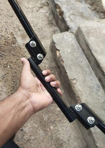3 Piece Handle Bar Black Color Slightly Used for Bikes