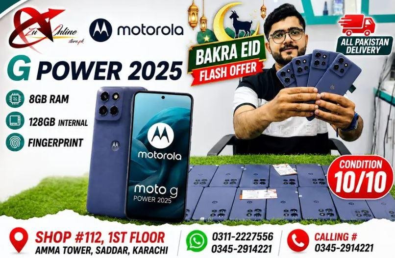 Motorola Moto G Power 5G 2025 128GB for Sale in Karachi