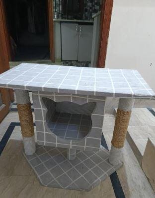 Cat House Kitten Castle Scratcher for Sale in Karachi – Furry Cat House