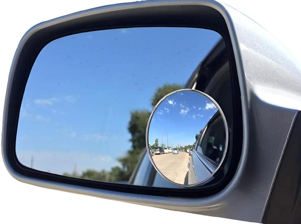 Car Convex Side Mirror Set 2pcs Glass Durable