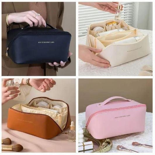 Most Beautiful Women Makeup Bags in Lahore – Stylish Leather Cosmetic Pouch