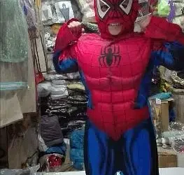 Spiderman, Hulk, Ironman, Superman, Batman and Captain America costume