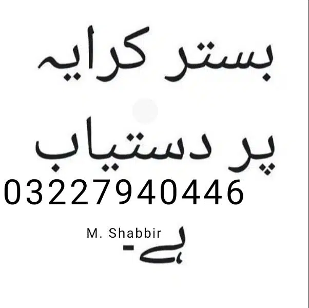 bister matress blanket and pillow charpai bedding on rent best service