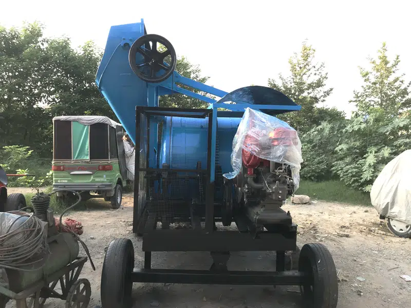 Concrete mixer block machine