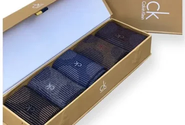 Mens sock/socks for sale/100% original CK 5 pair box