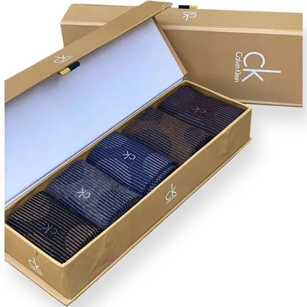 Mens sock/socks for sale/100% original CK 5 pair box
