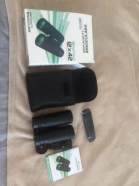 Amazon Branded Kylietech 12X42 Binoculars HD Waterproof box pack
