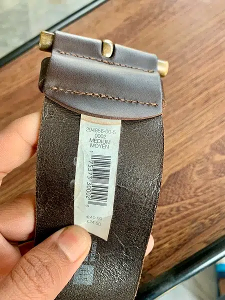 100% Original Leather Gap Belt for women