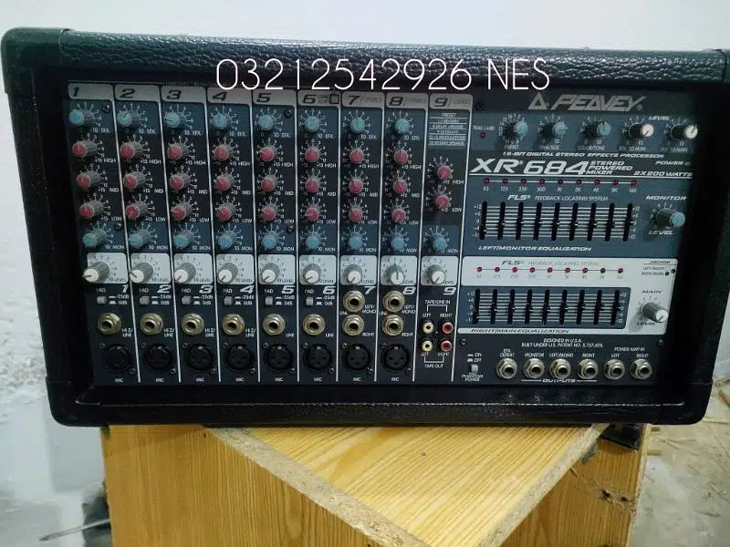 Peavey xr 684 USA mixer dj sound speaker