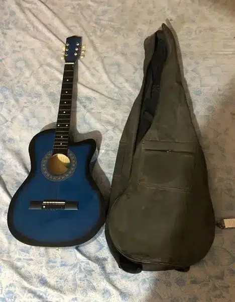 Guitar Blue Colour Special touch