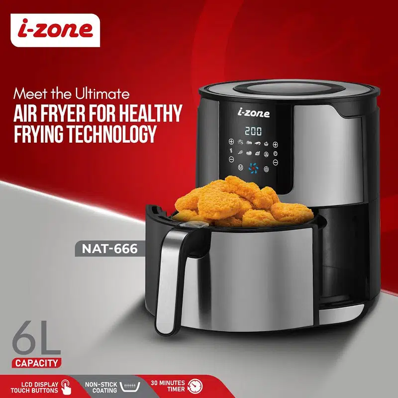 Air Fryers NAT-666 On Easy Installment Plan