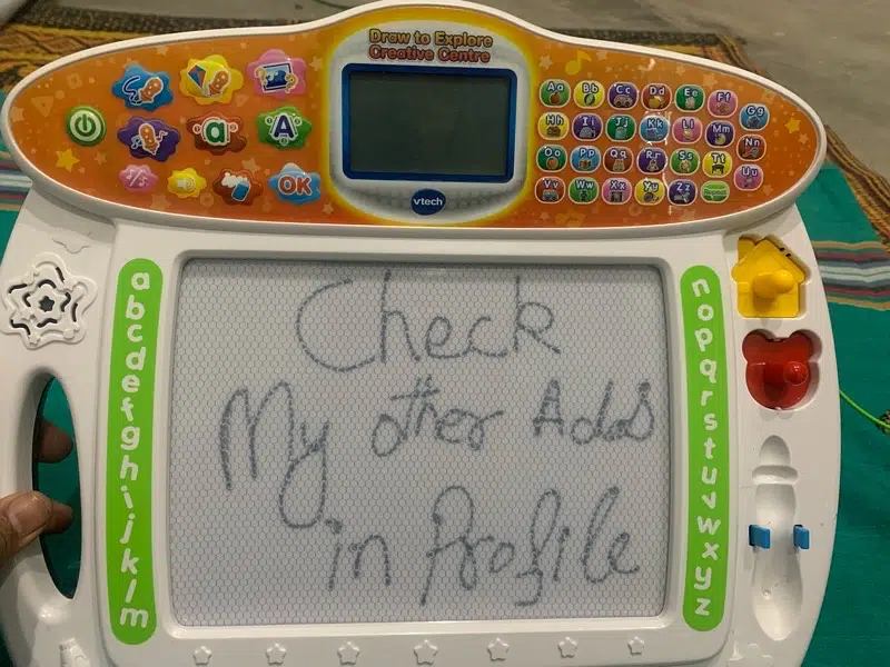 musical learning centre white board game