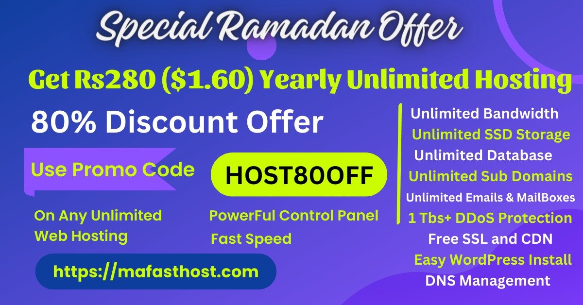 Best No. 1 Web Hosting Low Price Ramadan Offer