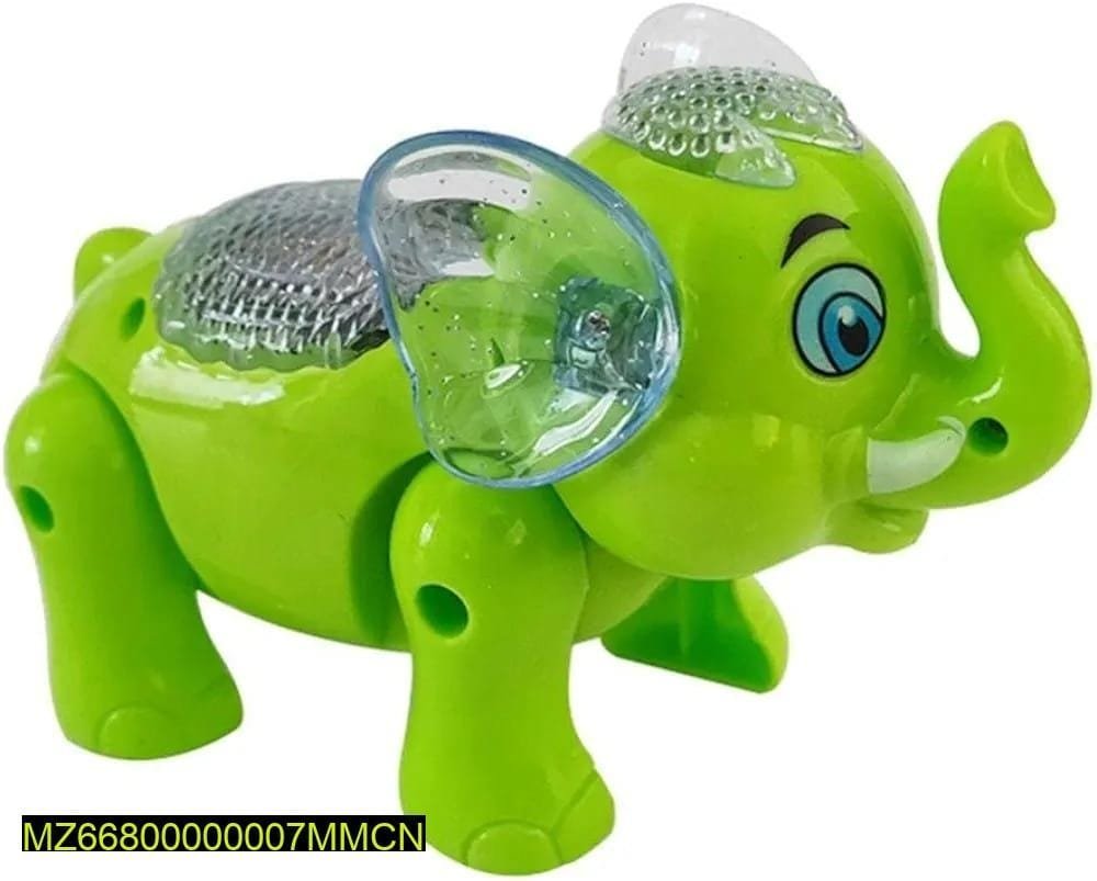 1 Pc Elephant Electric Toy for Kids – Walking, Music & Lighting