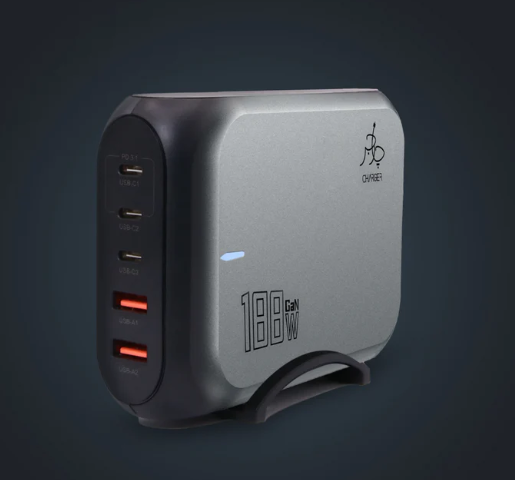 Fusion Mighty 188W GaN Desktop Charger 5 Ports