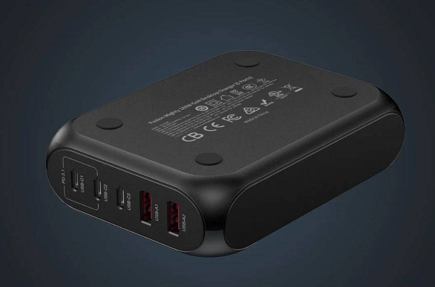 Fusion Mighty 188W GaN Desktop Charger 5 Ports